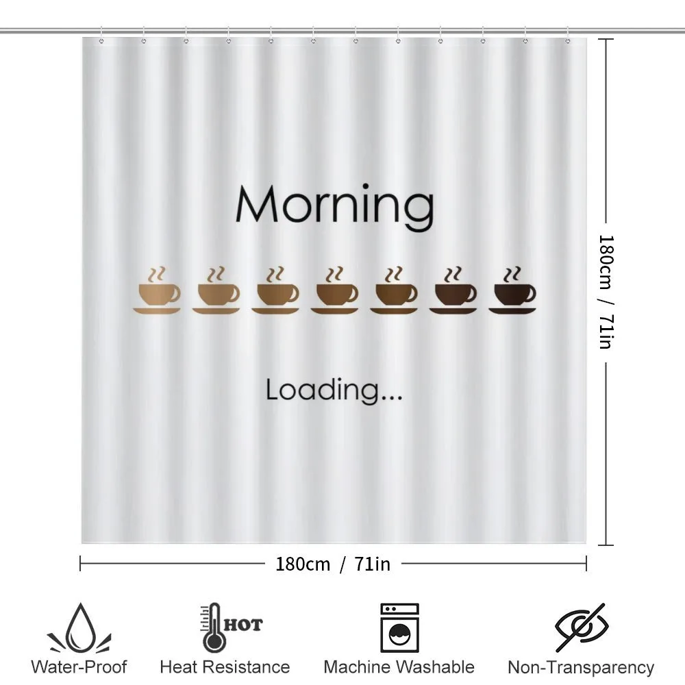Morning Loading Coffee Cups — Detail 2