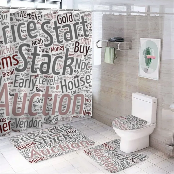 Noob Online Game on a shower curtain