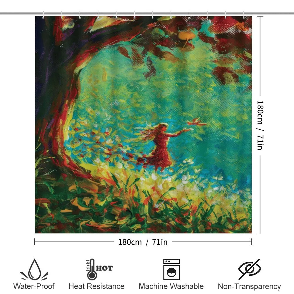 Painting of a Forest Scene — Detail 2