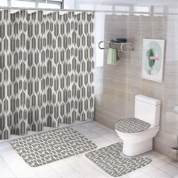 Palm Tree Leaves on a shower curtain