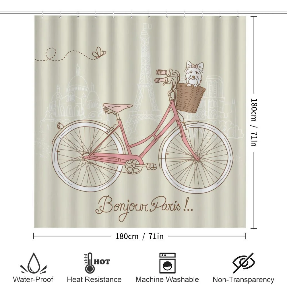 Postcard from Paris Bicycle — Detail 2