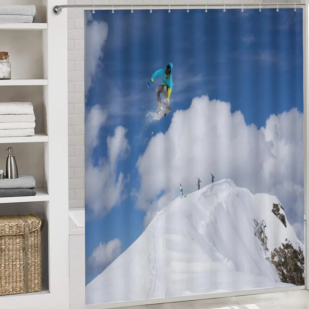 Snowboarder Mountaintop — Detail 4