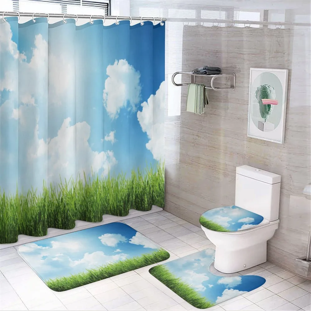 Sunny Day Grass Clouds — Your design