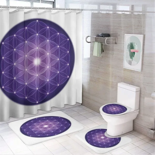 Traditional Design on a shower curtain