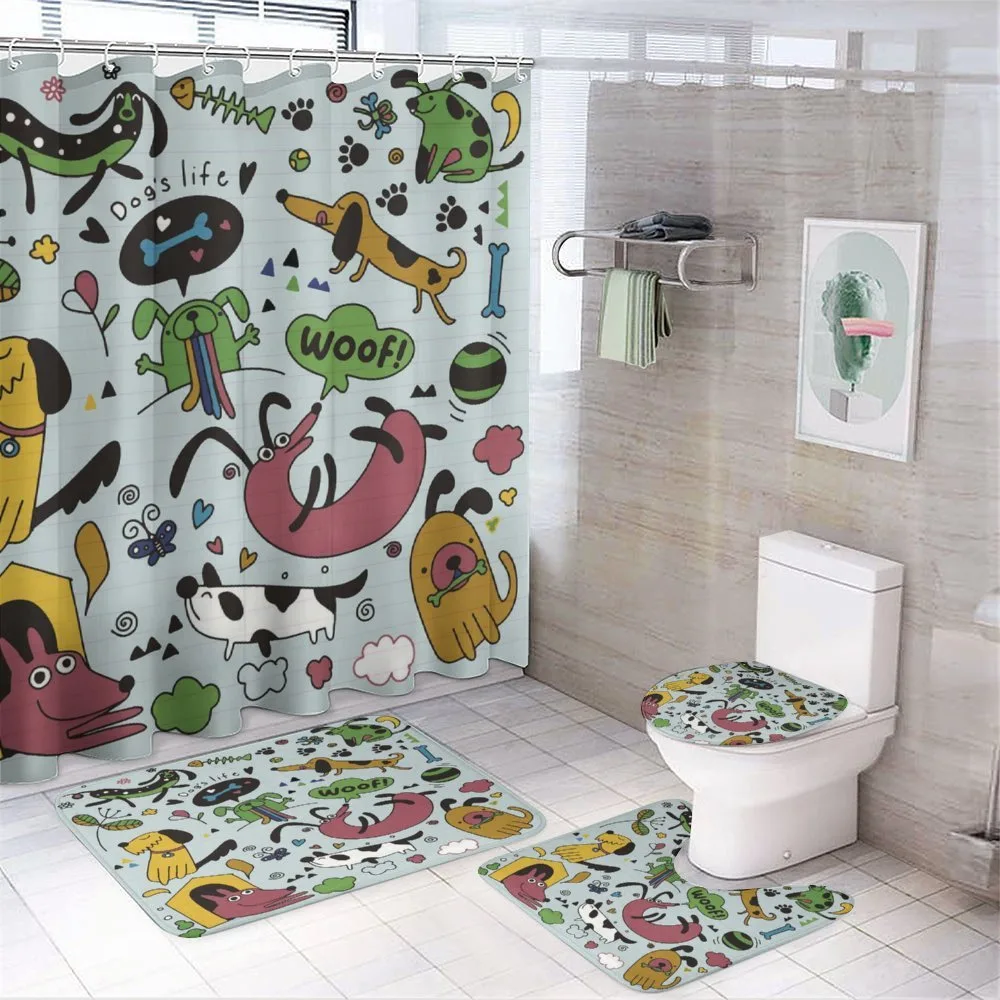 Vivid Playful Dog Pattern — Your design