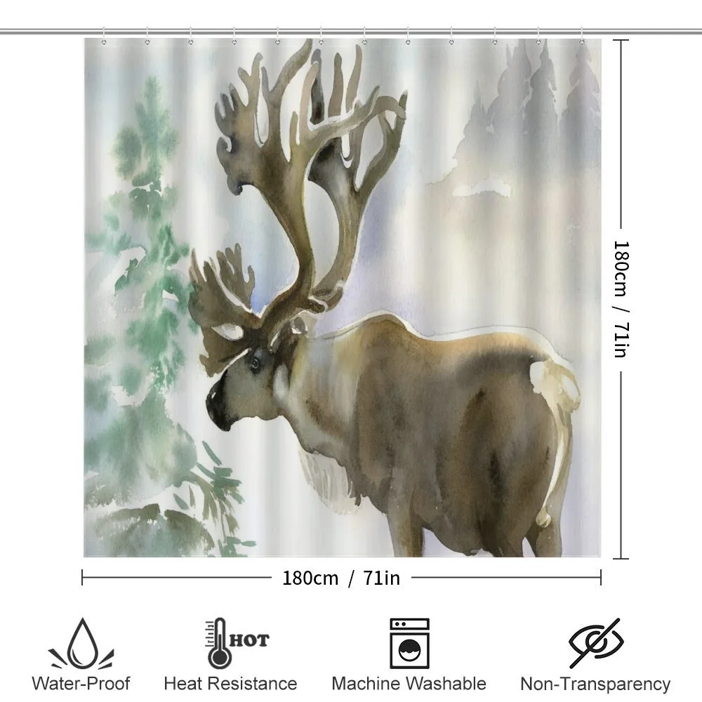 Winter Forest Paint Style — Detail 2