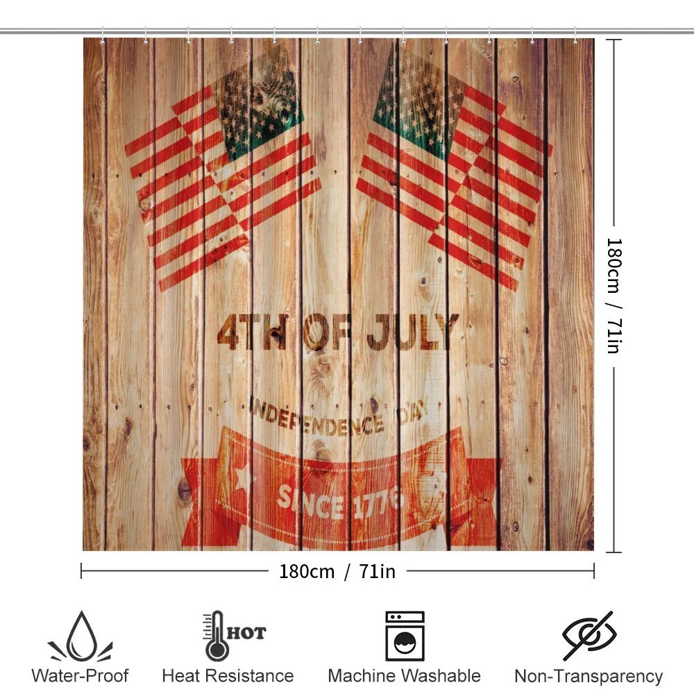 Wooden Planks Flag — Detail 2