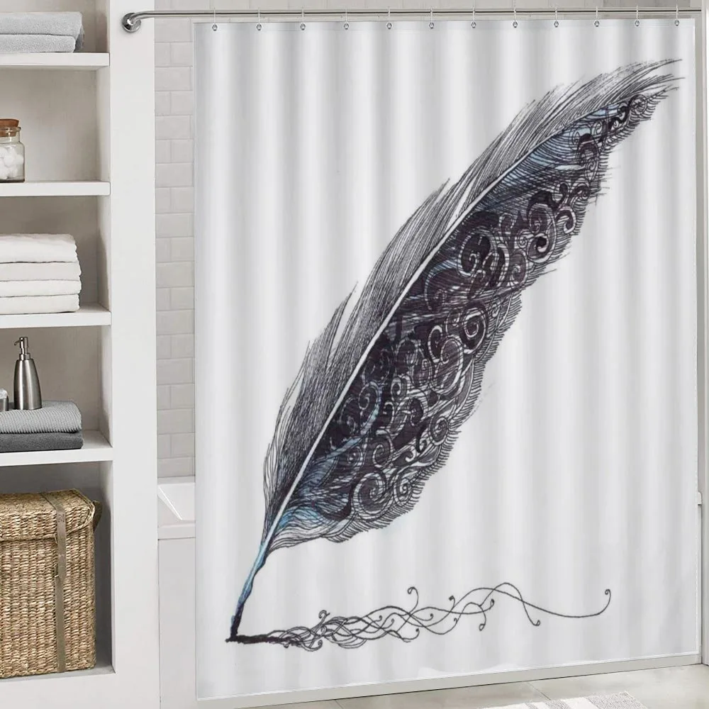 Antique Feather Pen Art — Detail 4