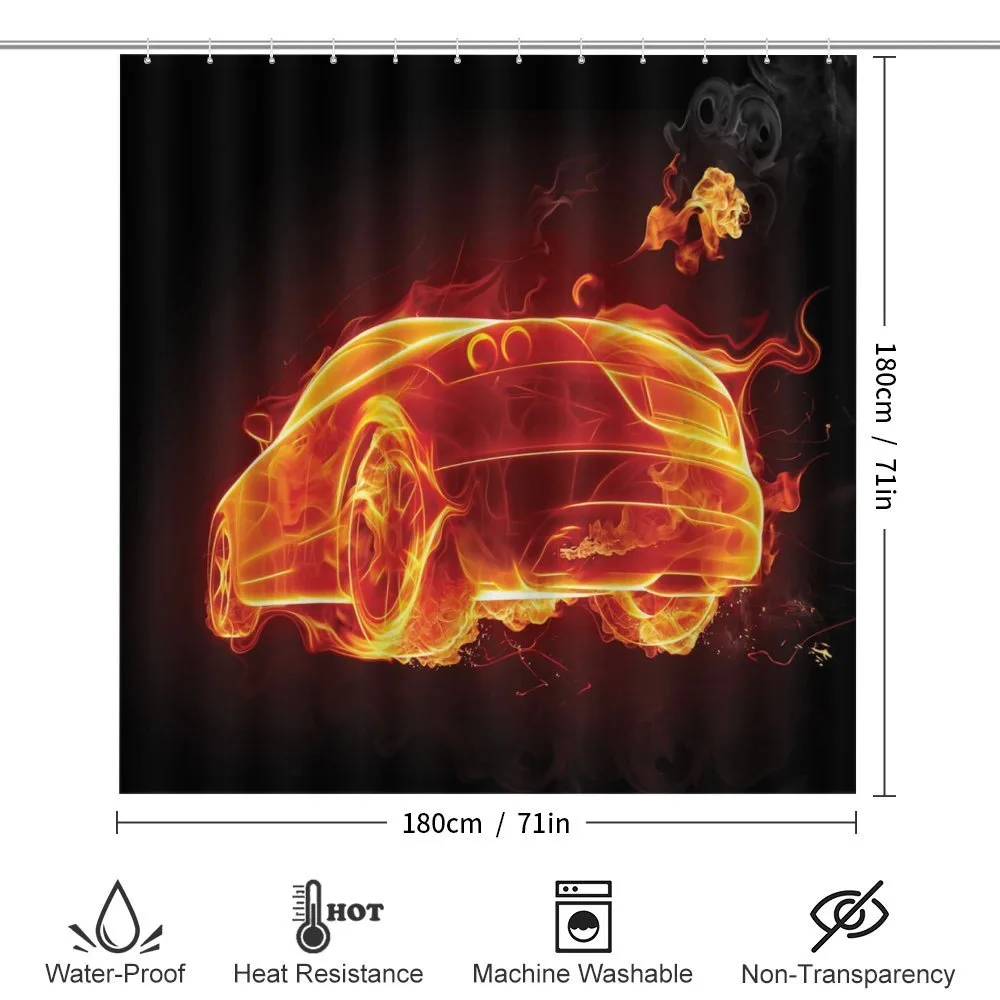 Automobile in Flames Hot — Detail 2