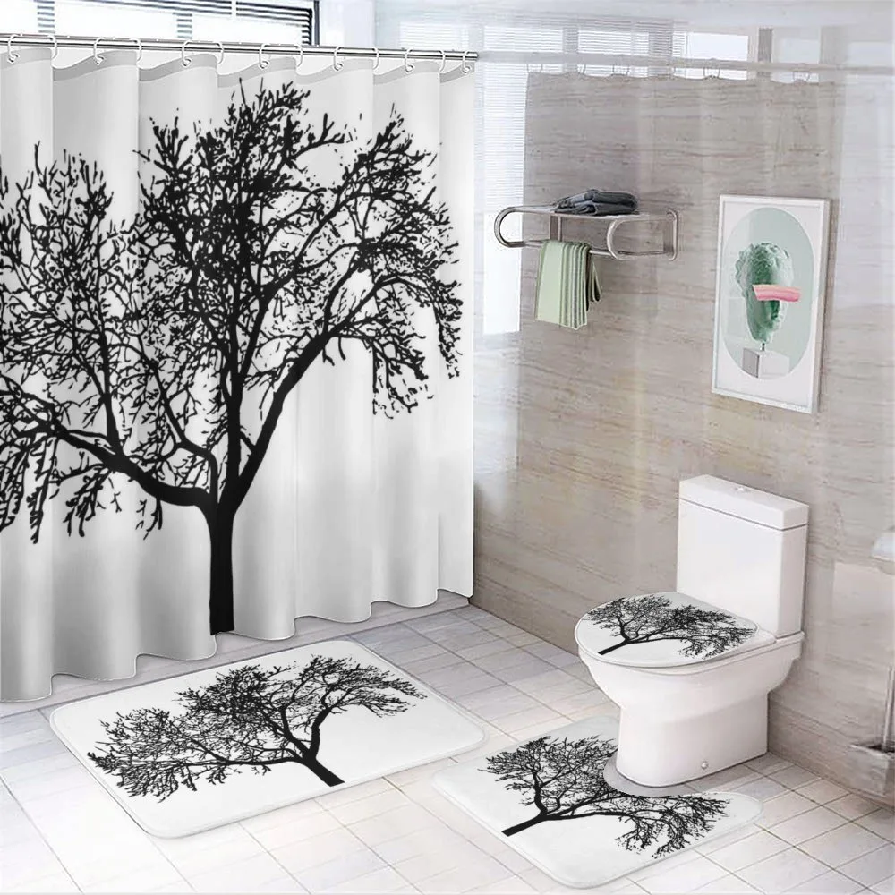 Bare Branches Silhouette Art — Your design