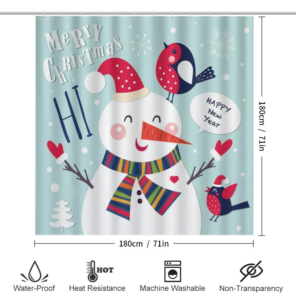 Bird Snow Xmas Theme — Detail 2