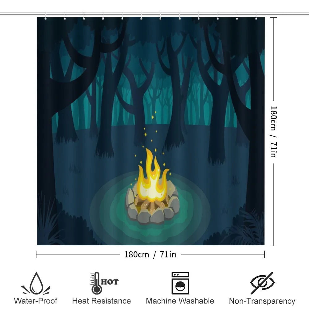 Campfire Woods Night — Detail 2