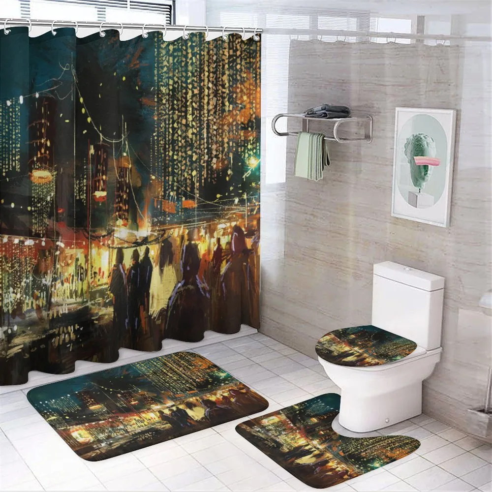 City Street Colorful Art — Your design