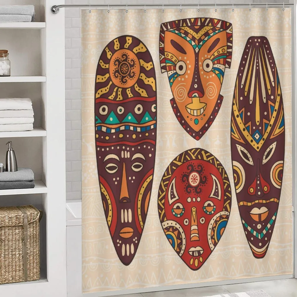 Indigenous Folk Mask Graphic — Detail 4
