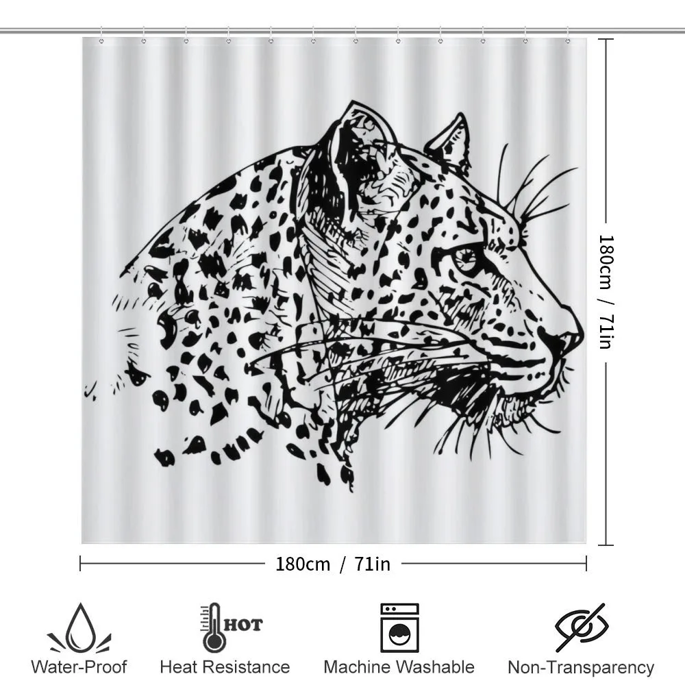 Jaguar Sketch Wildlife — Detail 2