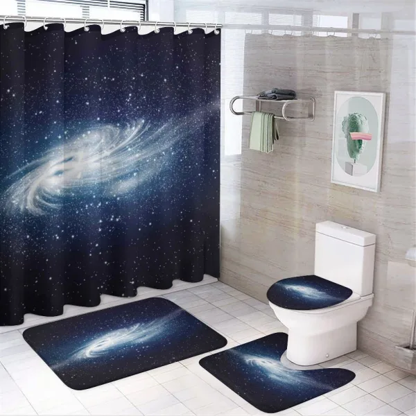 Milky Way Galaxy Space on a shower curtain
