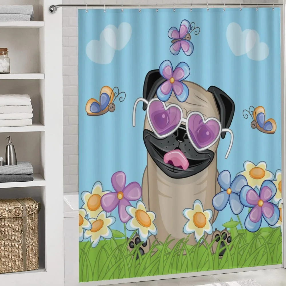 Puppy on the Field Flowers — Detail 4