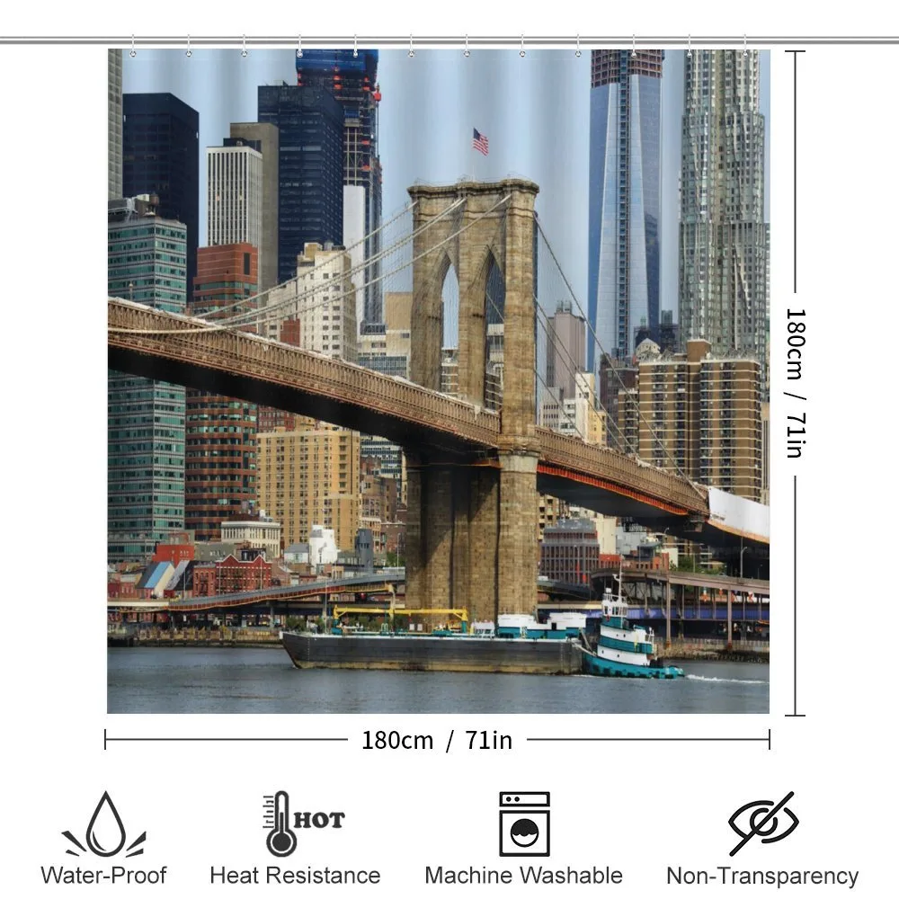 Skyline of Brooklyn NYC — Detail 2