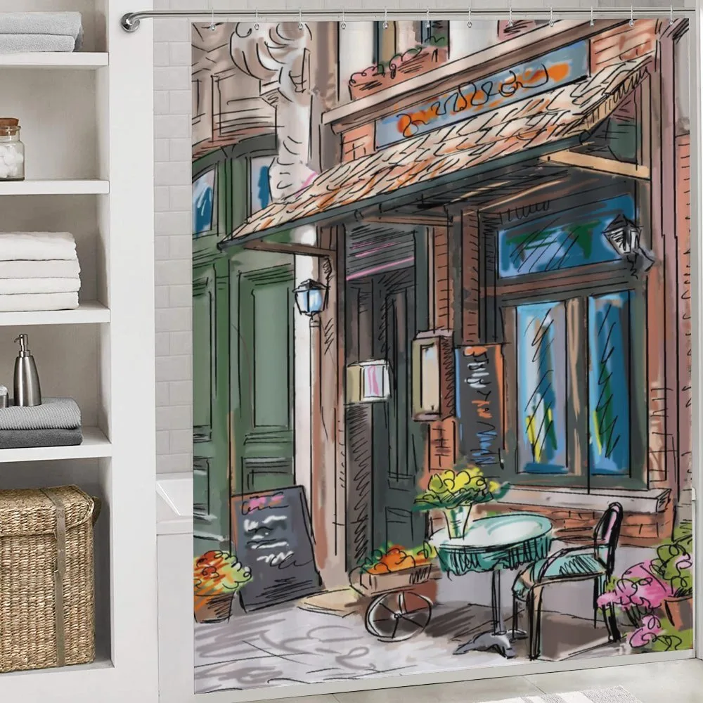 Street Paris Cafe Eating — Detail 4