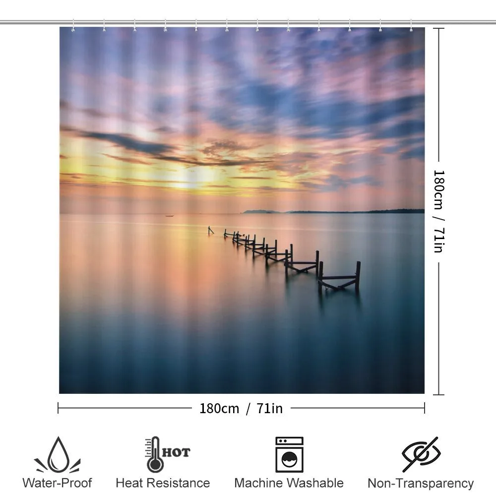 Sunset Abandoned Jetty — Detail 2