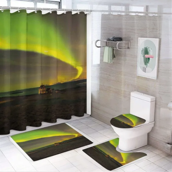 Abandoned House on a shower curtain