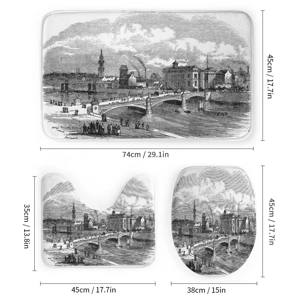 Albert Bridge Glasgow Art — Detail 1