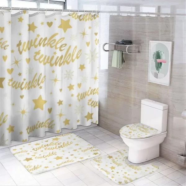 Baby Shower Inspired Design on a shower curtain