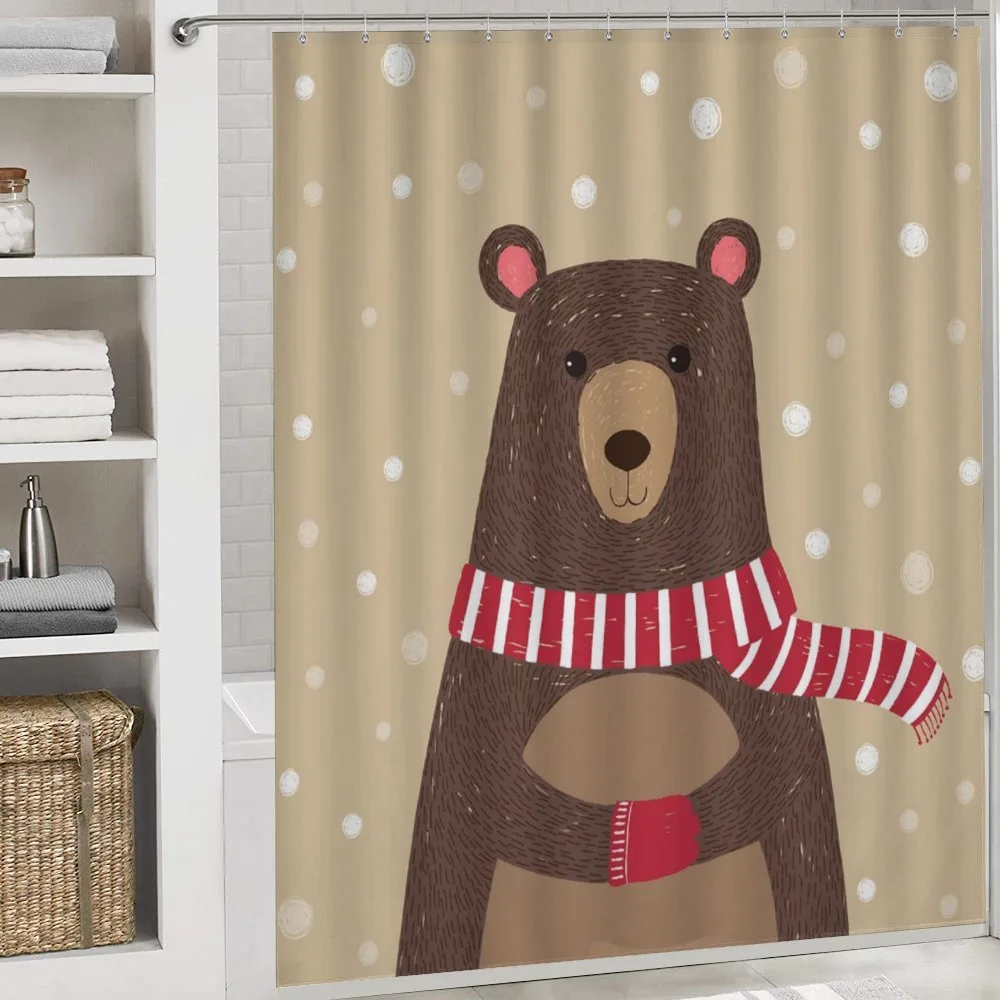 Bear Red Scarf — Detail 4