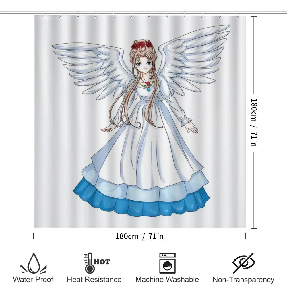 Cartoon with Angel Wings — Detail 2