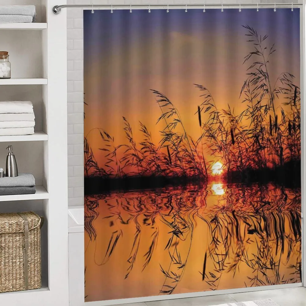 Lake Sunset Photo Scene — Detail 4