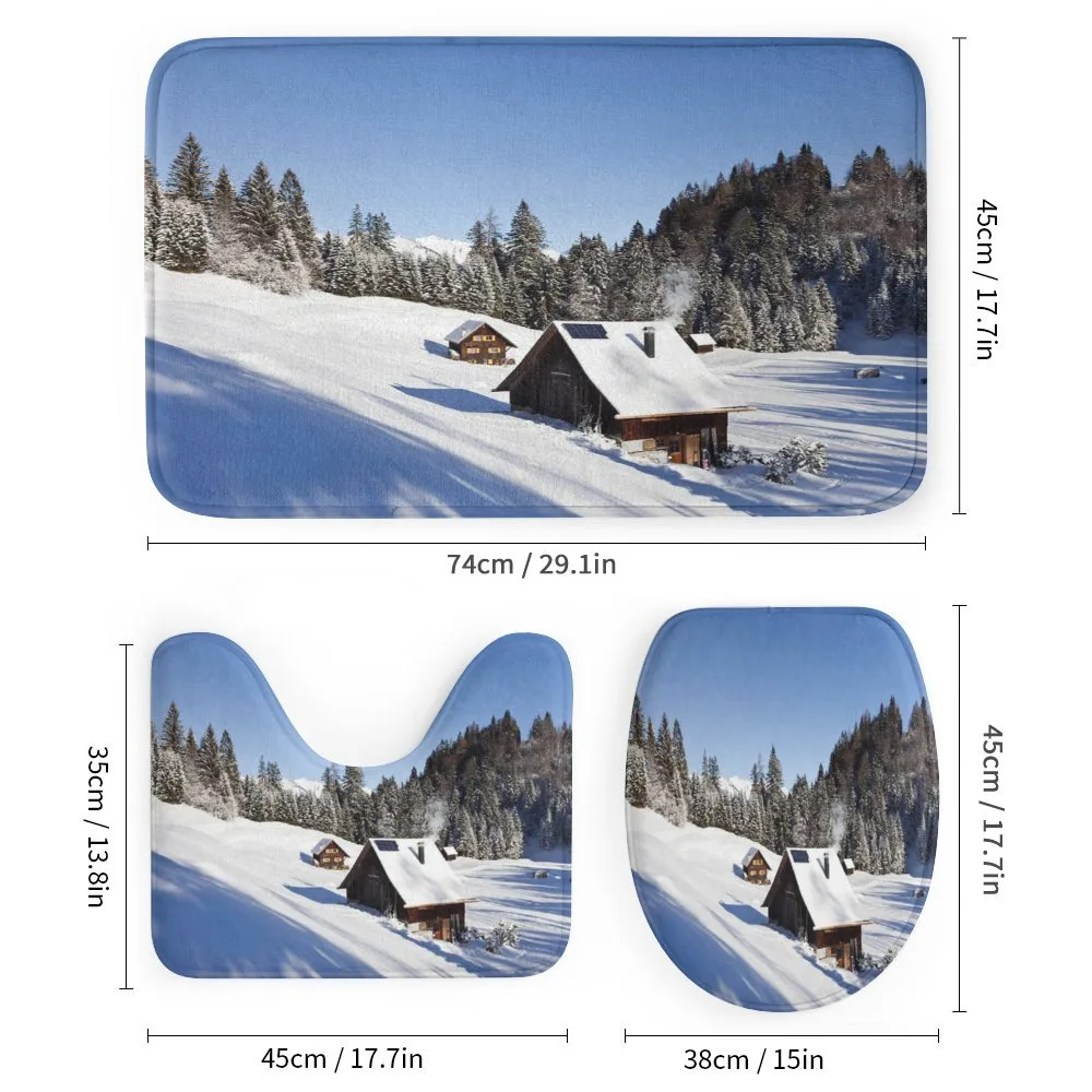 Log Cabins in Mountains — Detail 1
