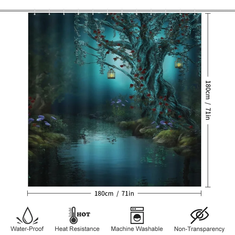 Mystical Forest Lake — Detail 2