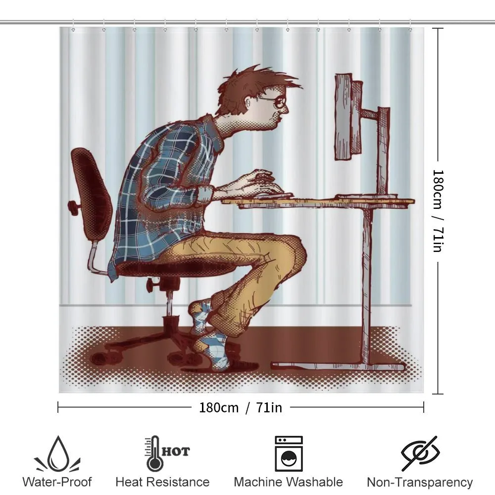 Programmer Workaholic Guy — Detail 2