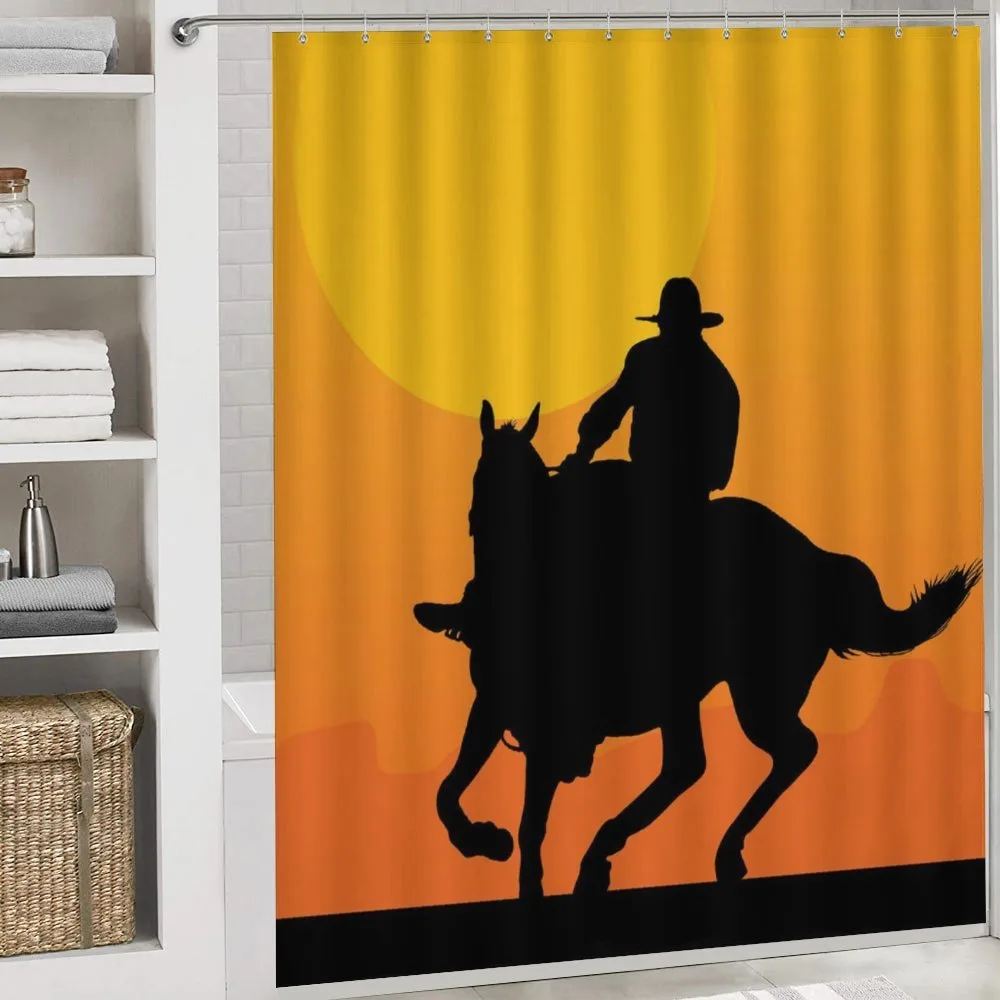 Silhouette of a Lone Rider — Detail 4