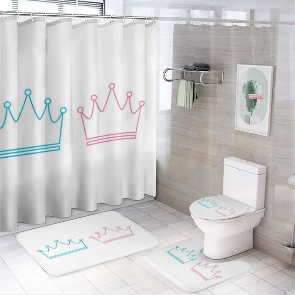 Simple Crown on a shower curtain