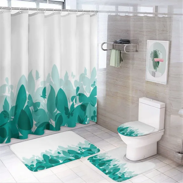 Spring Theme Abstract on a shower curtain