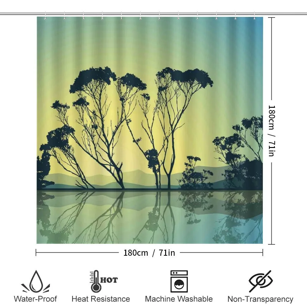 Tree Silhouettes Scenic — Detail 2