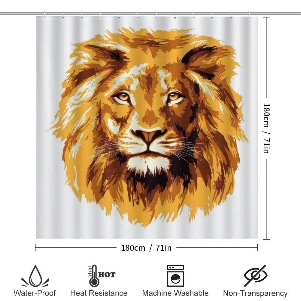 Tropics Safari Lion Art — Detail 2