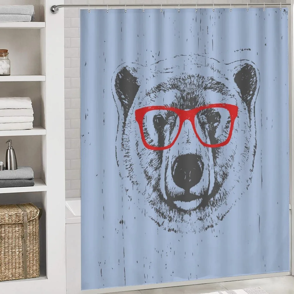 Whimsical Grunge Polar Bear — Detail 4