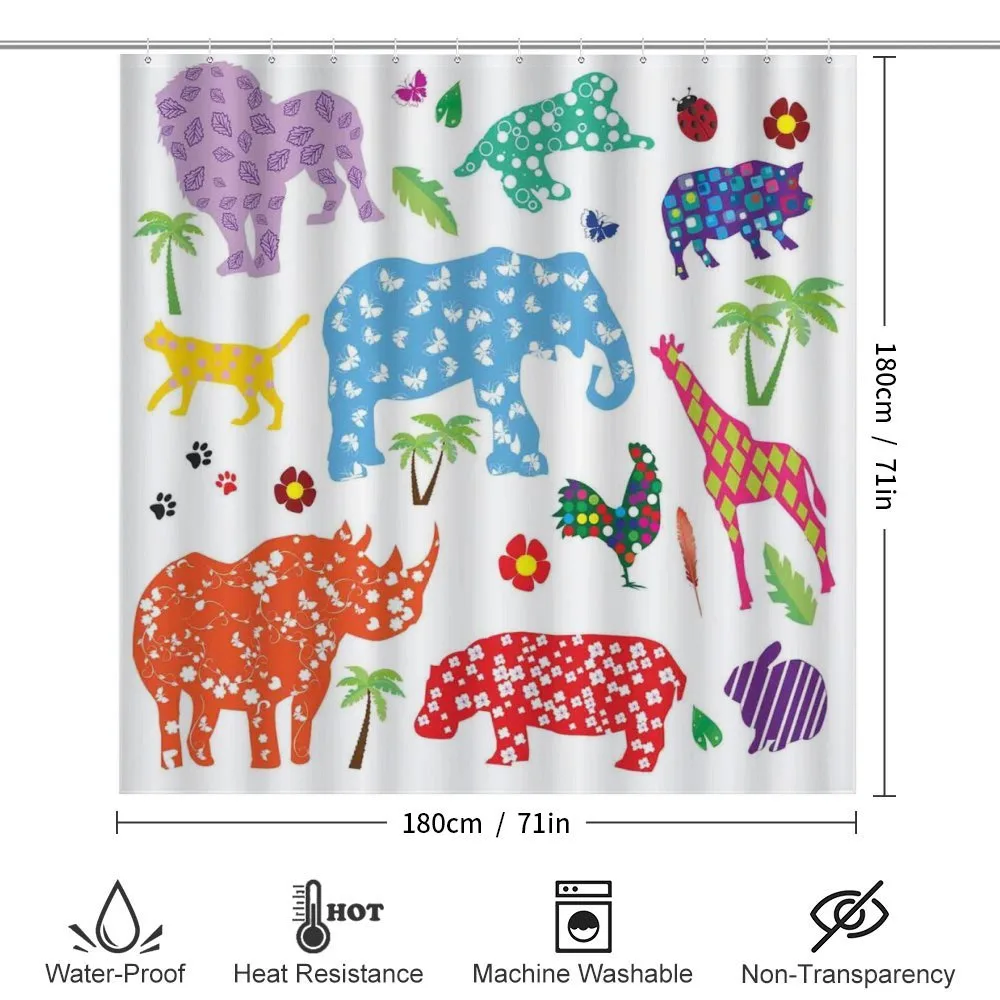 Wild Animals Floral — Detail 2