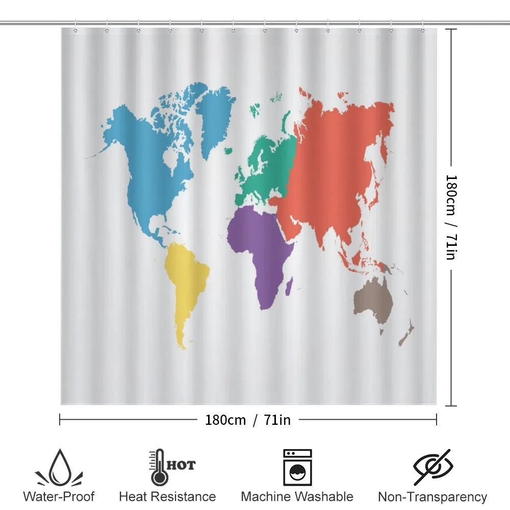 World Global Continents — Detail 2