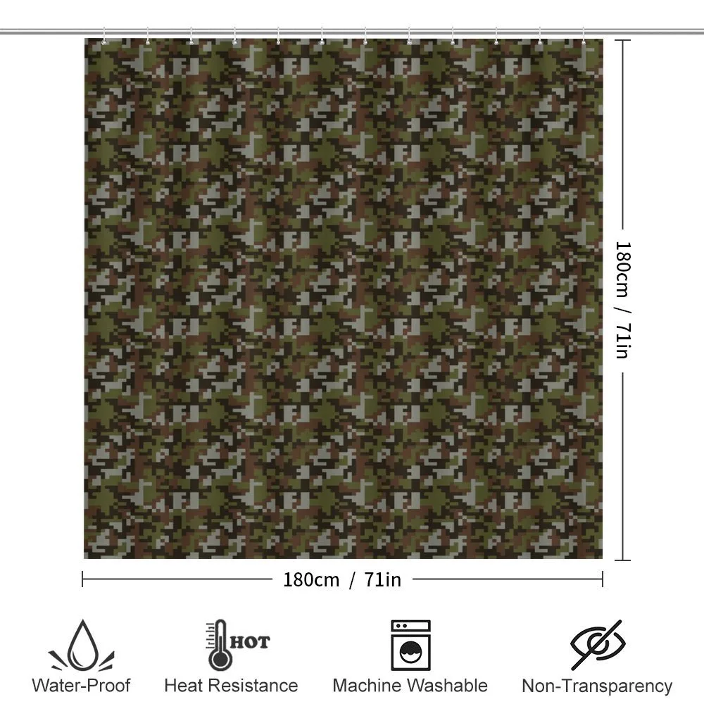 Abstract Pixel Art Camo — Detail 2
