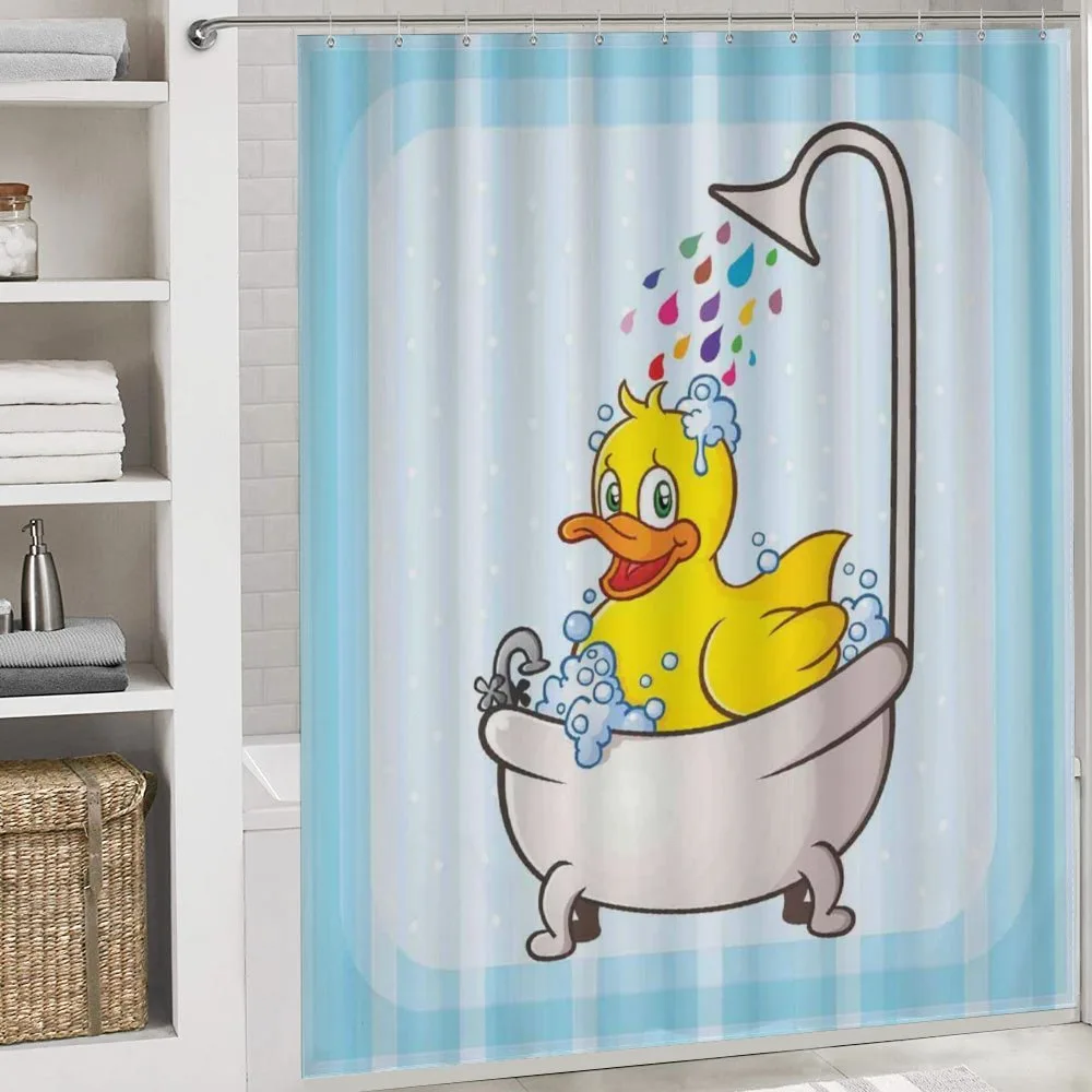 Cartoon Mascot in Bathtub — Detail 4