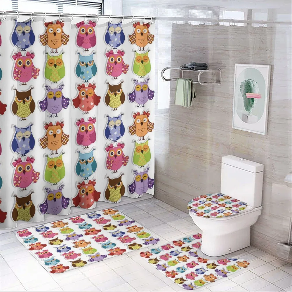 Cartoon Owls Emotions — Your design