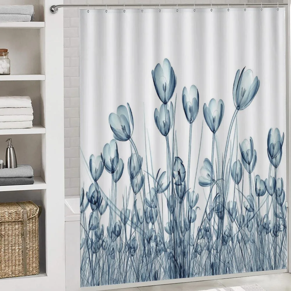 Crocus Flower Field in Xray — Detail 4