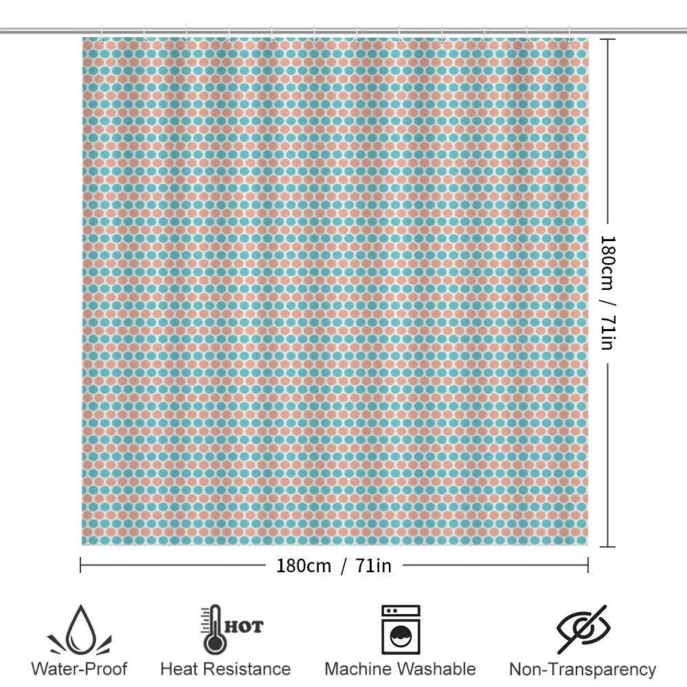 Dots Rows Pastel Tones — Detail 2