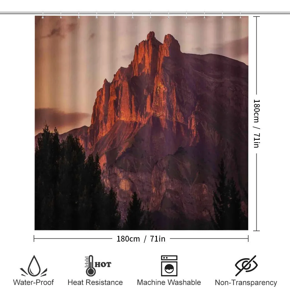 French Alps Peak Sunset — Detail 2