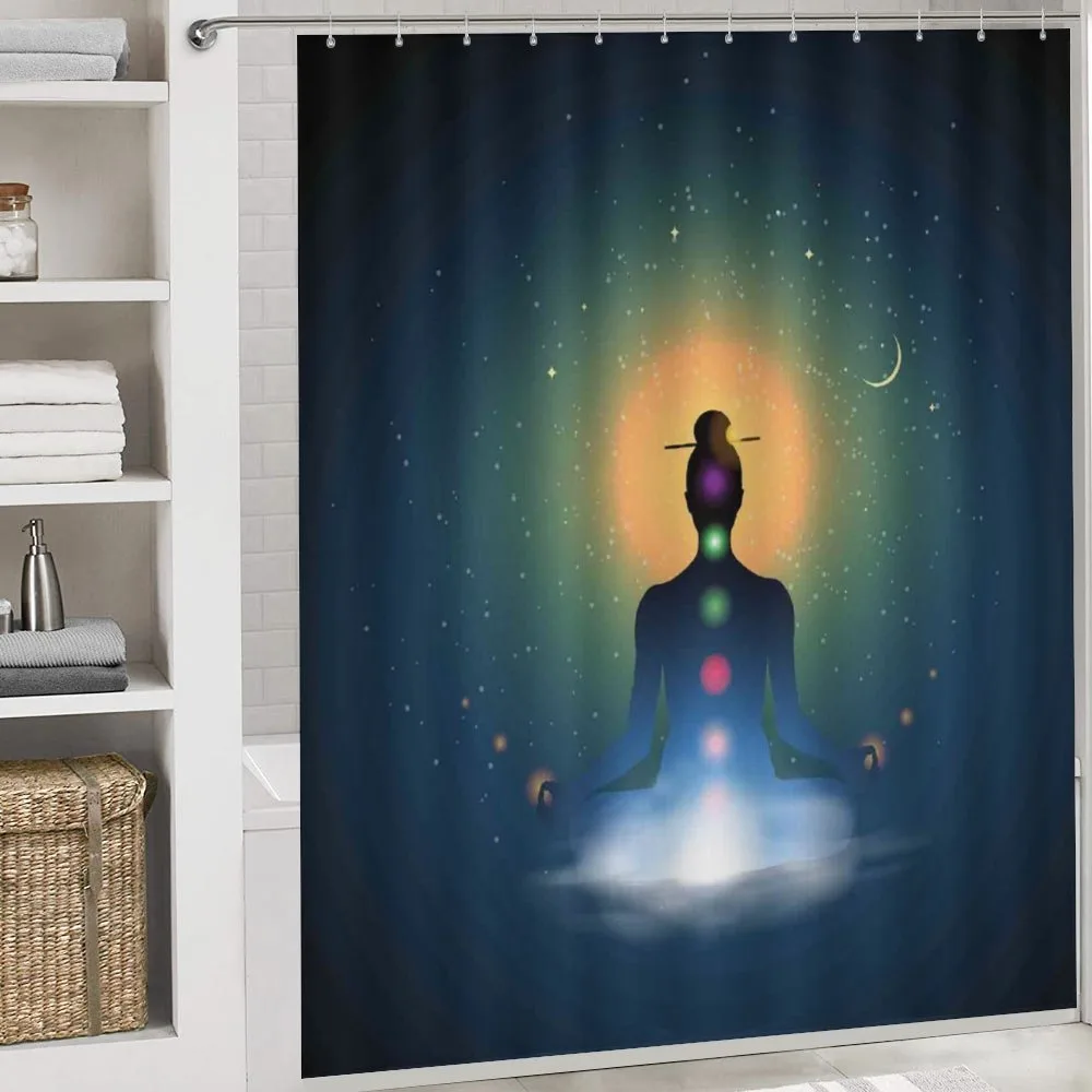 Meditating Woman Chakra — Detail 4