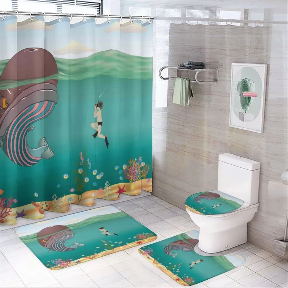Shells Whale with Scuba — Your design