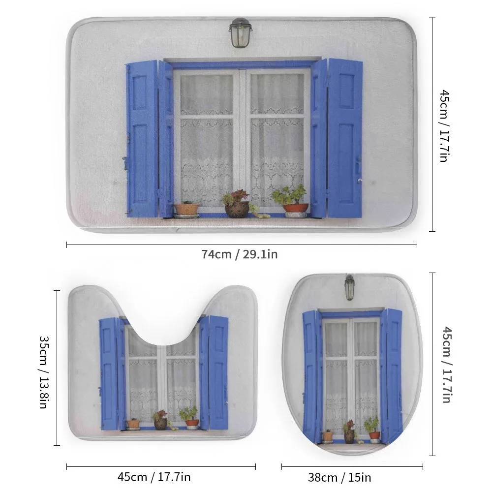 Shutters Flowers Window — Detail 1